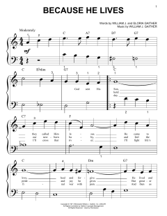 Because He Lives von William J. Gaither (Download) 