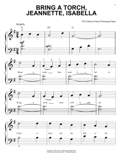 Bring A Torch, Jeannette, Isabella (Download) 