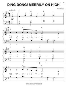 Ding Dong! Merrily On High! von French Carol (Download) 