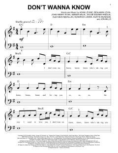 Don't Wanna Know von Adam Levine (Download) 