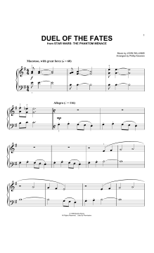 Duel Of The Fates von John Williams (Download) 