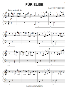 Fur Elise von Ludwig van Beethoven (Download) 