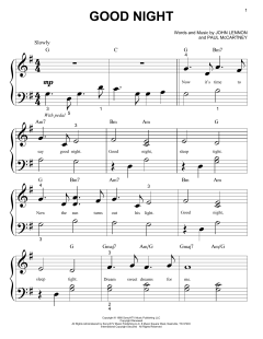 Good Night von The Beatles (Download) 