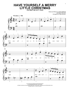 Have Yourself A Merry Little Christmas von Hugh Martin (Download) 