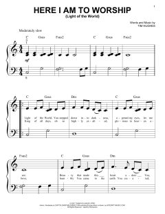 Here I Am To Worship von Tim Hughes (Download) 