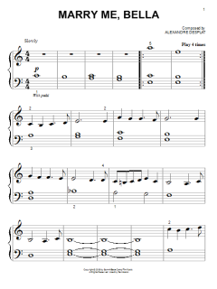 Marry Me, Bella von Alexandre Desplat (Download) 