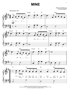 Mine von Taylor Swift (Download) 