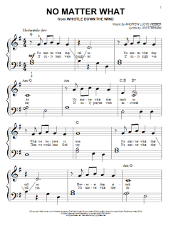 No Matter What von Andrew Lloyd Webber (Download) 
