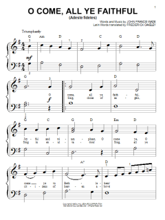 O Come, All Ye Faithful von Frederick Oakeley (Download) 