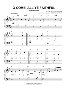 O Come, All Ye Faithful von Frederick Oakeley (Download) 