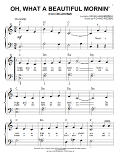 Oh, What A Beautiful Mornin' von Richard Rodgers (Download) 