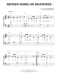 Sixteen Going On Seventeen von Richard Rodgers (Download) 