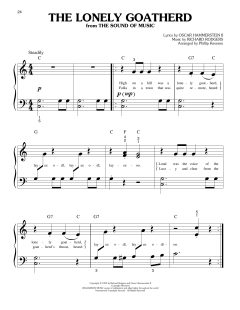 The Lonely Goatherd von Richard Rodgers (Download) 