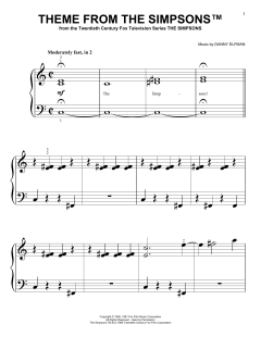 Theme From The Simpsons von Danny Elfman (Download) 