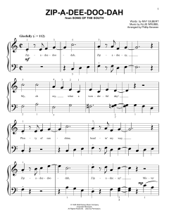 Zip-A-Dee-Doo-Dah von Ray Gilbert (Download) 