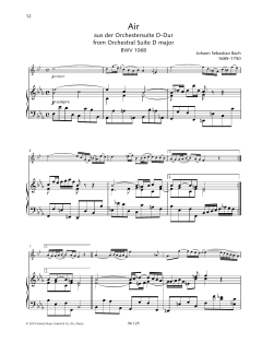 Air von Johann Sebastian Bach (Download) 