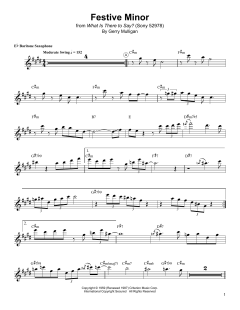 Festive Minor von Gerry Mulligan (Download) 