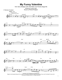 My Funny Valentine von Gerry Mulligan (Download) 