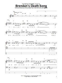 Brendan's Death Song von Red Hot Chili Peppers (Download) 