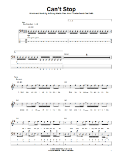 Can't Stop von Red Hot Chili Peppers (Download) 