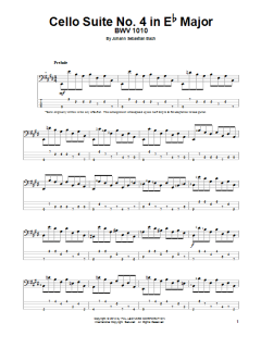 Cello Suite No. 4 In E-Flat Major, BWV 1010 (Download) 