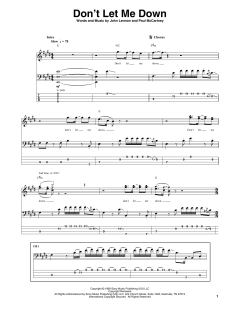 Don't Let Me Down von The Beatles (Download) 