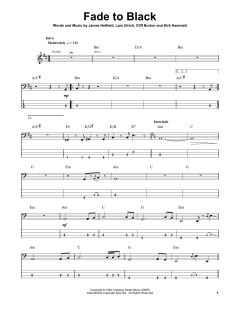 Fade To Black von Metallica (Download) 