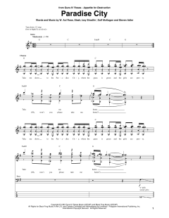 Paradise City von Guns N' Roses (Download) 