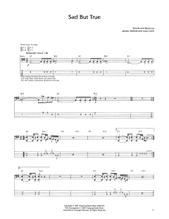 Sad But True von Metallica (Download) 