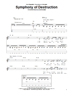 Symphony Of Destruction von Megadeth (Download) 