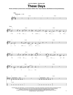 These Days von Foo Fighters (Download) 