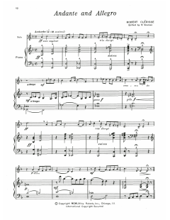 Andante And Allegro von H. Voxman (Download) 