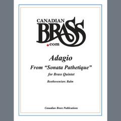 Adagio from Sonata Pathetique - F Horn von Canadian Brass Quintet (Download) 