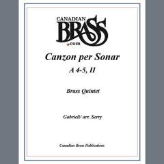 Canzon per Sonar A 4-5, II - Trombone von Canadian Brass Quintet (Download) 