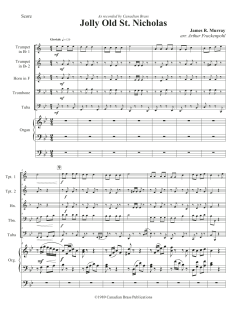 Jolly Old St. Nicholas von Canadian Brass Quintet (Download) 