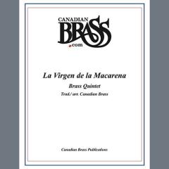 La Virgen De La Macarena - Full Score von Canadian Brass Quintet (Download) 