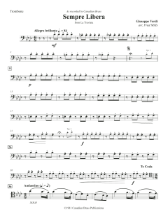 Sempre Libera - Trombone von Canadian Brass Quintet (Download) 