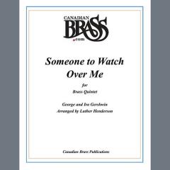 Someone to Watch Over Me - Full Score von Canadian Brass Quintet (Download) 
