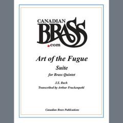 The Art of the Fugue Suite - Full Score von Canadian Brass Quintet (Download) 