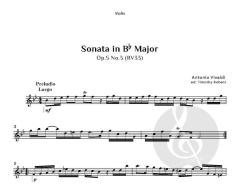 4 Sonatas op. 5 von Antonio Vivaldi (Download) 