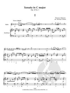Trattenimenti armonici per camera - 12 Sonatas, op. 6 No. 1-4, Vol. 1 von Tomaso Giovanni Albinoni 