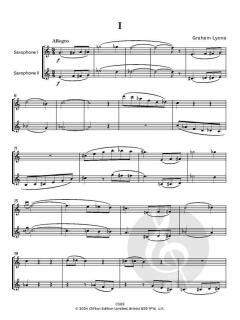 Duet for 2 Saxophones von Graham Lyons 