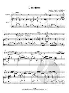 Cantilena for Cor Anglais & Piano von A.M.R. Barret 