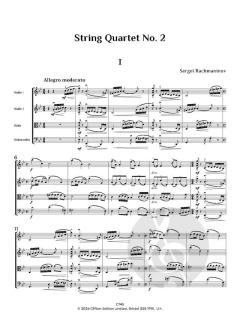 String Quartet No. 2 von Sergei Rachmaninow 