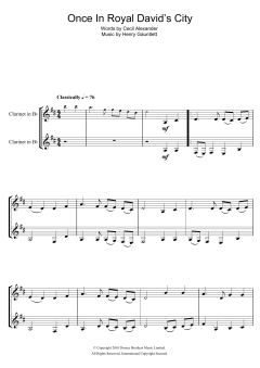 Once In Royal David's City von Traditional (Download) 