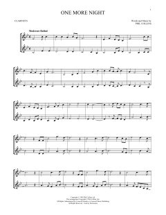 One More Night von Phil Collins (Download) 