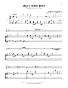 Beauty And The Beast von Alan Menken (Download) 