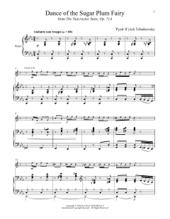 Dance Of The Sugar Plum Fairy, Op. 71a (Download) 