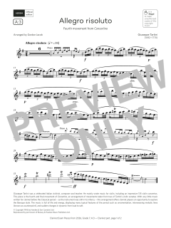 Allegro risoluto von Giuseppe Tartini (Download) 