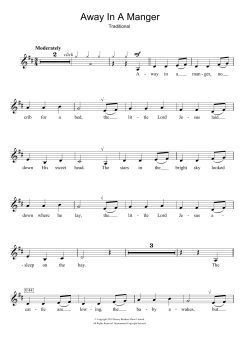 Away In A Manger von William J. Kirkpatrick (Download) 